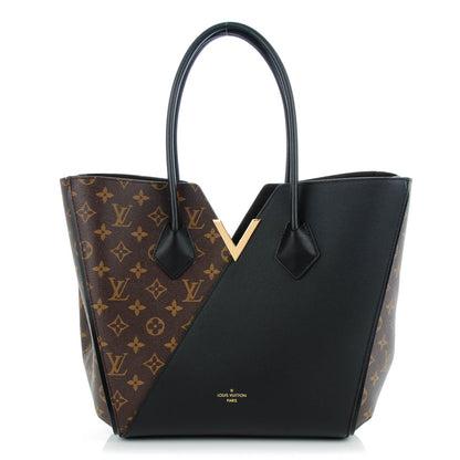 Louis Vuitton Calfskin Monogram Kimono Tote Black 1 of 7