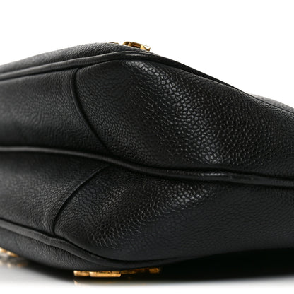 Chanel Caviar CC Shoulder Bag Black 10 of 10