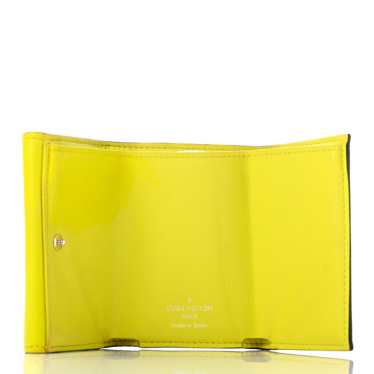 Monogram Taiga Discovery Compact Wallet Yellow
