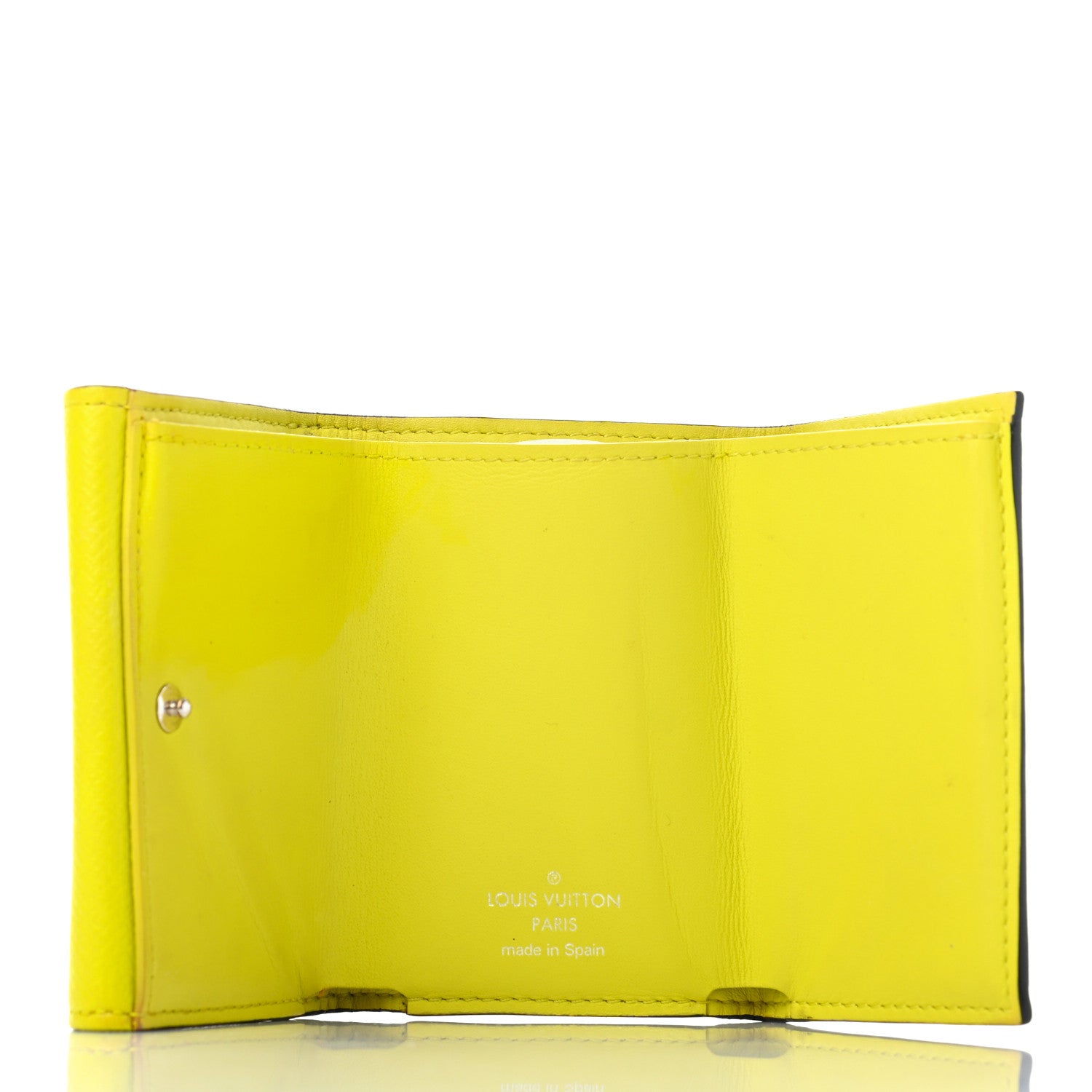 Louis Vuitton Monogram Taiga Discovery Compact Wallet Yellow 5 of 9