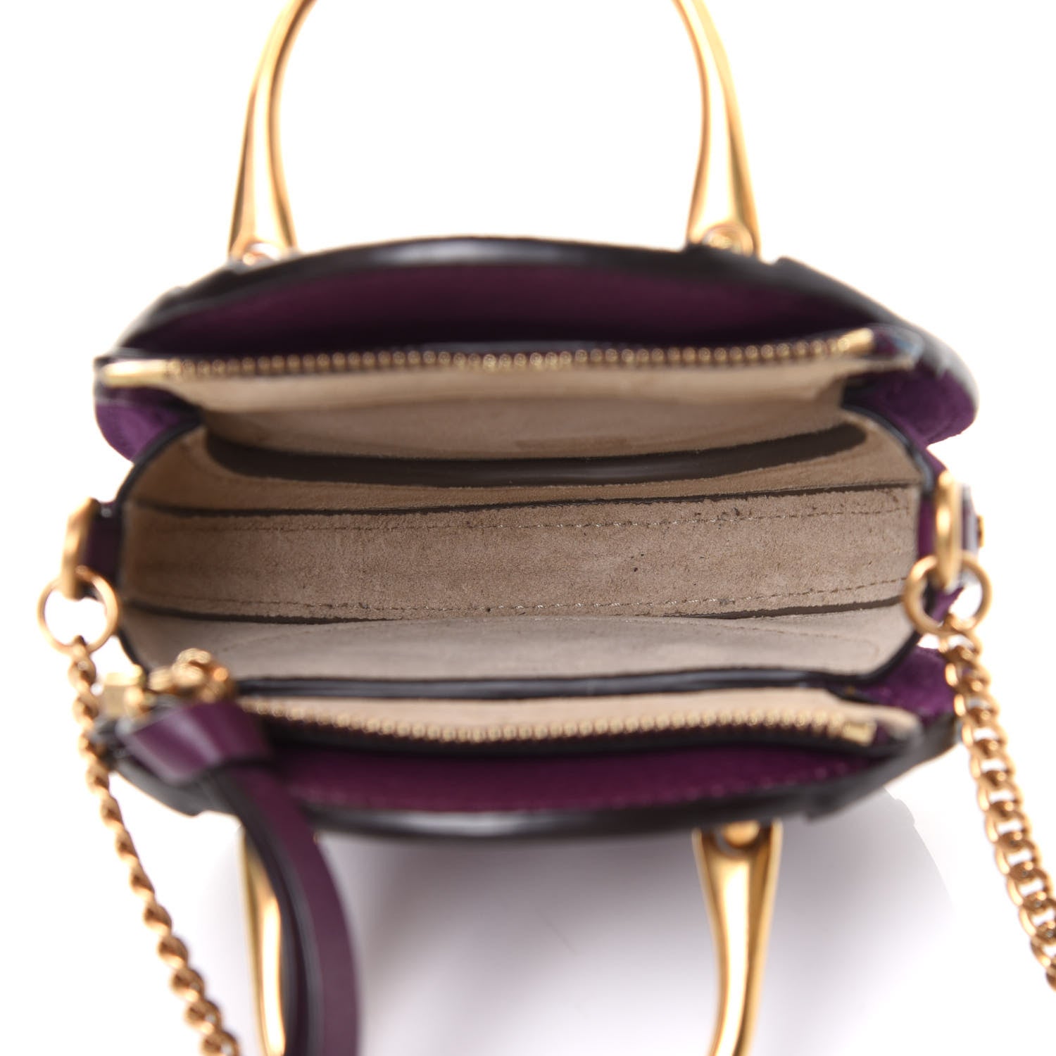 Chloe Goatskin Suede Mini Pixie Bag Nightfall Purple 4 of 14