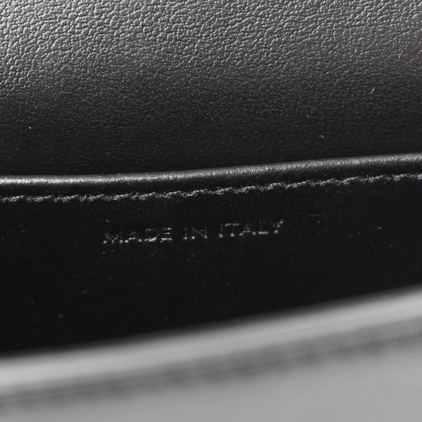 Shiny Calfskin Mini Claude Black