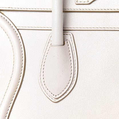 Celine Goatskin Mini Luggage White 13 of 20
