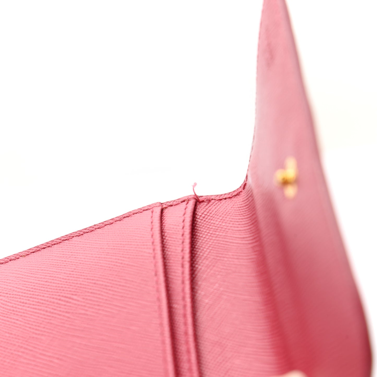 Saffiano Metal Flap Wallet Peonia