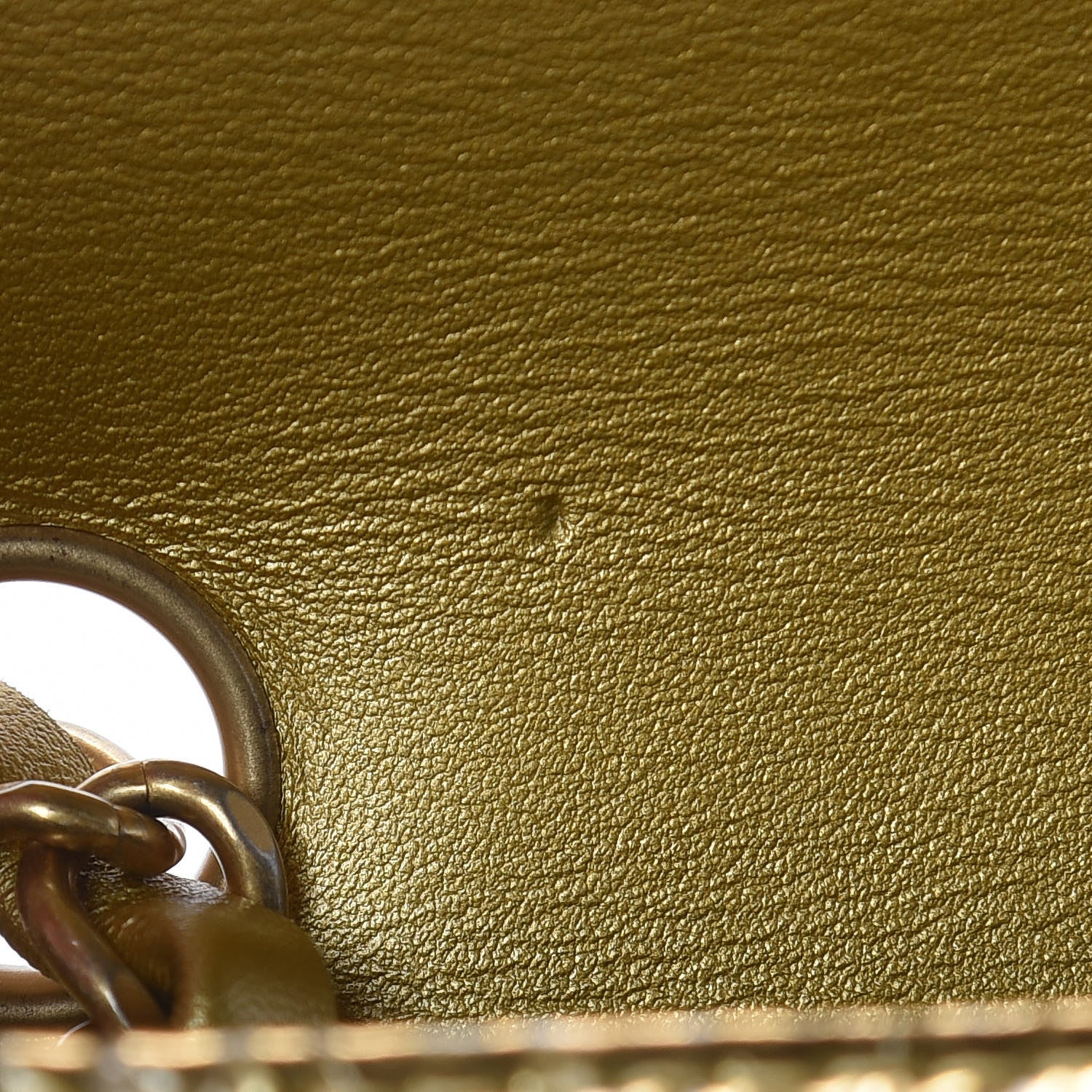 Chanel Metallic Calfskin Crocodile Embossed Cocodile Rectangular Mini Flap Gold 13 of 13
