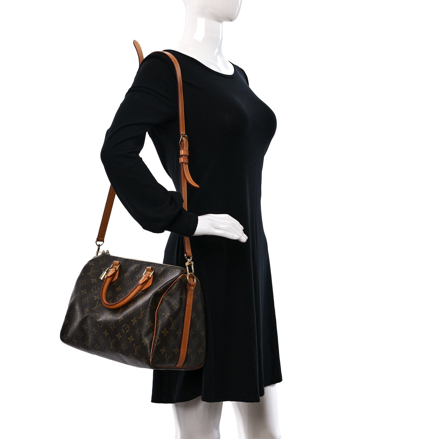Louis Vuitton Monogram Speedy Bandouliere 30 2 of 17
