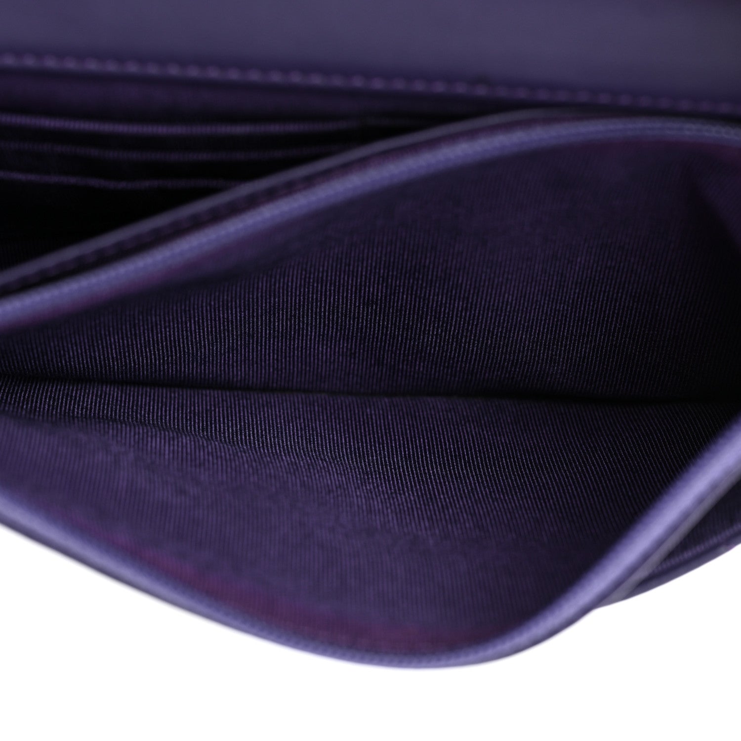 Chanel Lambskin Quilted Reissue Wallet On Chain WOC Purple 6 of 16