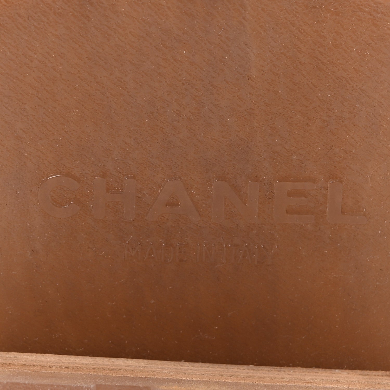Chanel Patent Suede Lace Up Chain Boots 37 White Light Brown Black 7 of 9