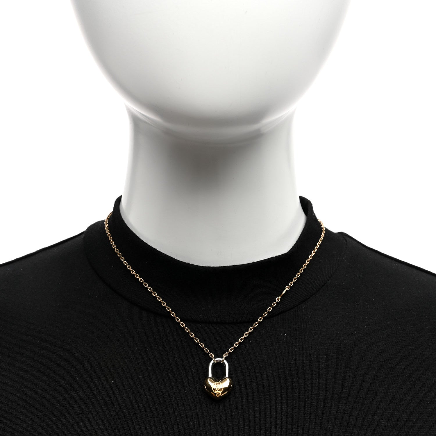 Louis Vuitton Metal Crazy In Lock Necklace 2 of 6