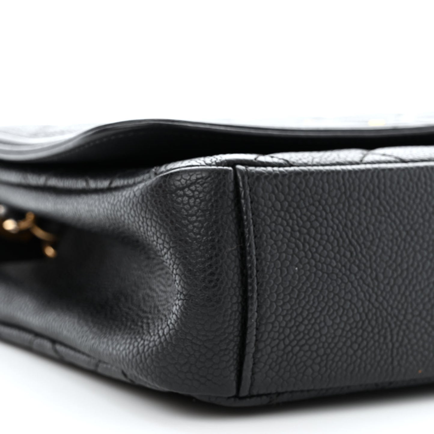 Caviar Quilted Medium CC Filigree Flap Black