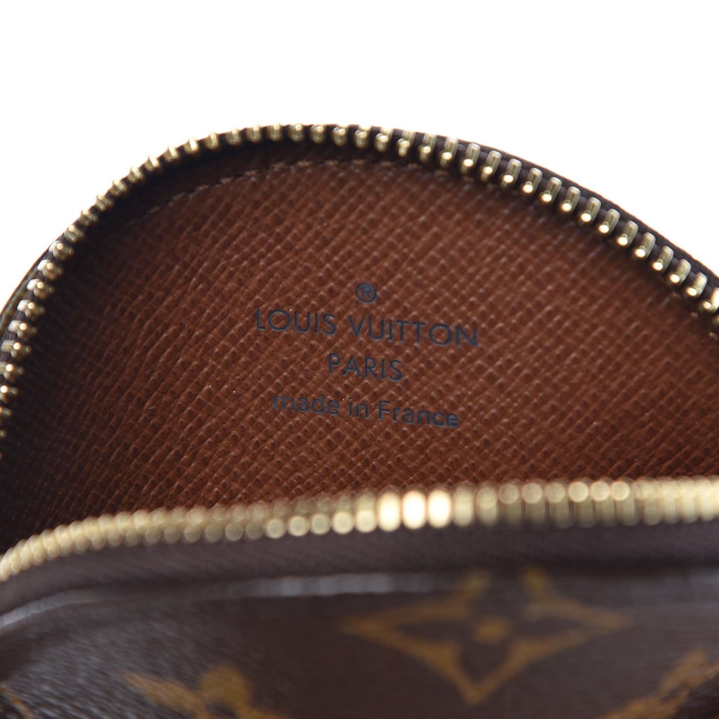Monogram Round Coin Purse