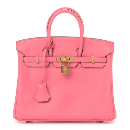 Hermes Swift Birkin 25 Rose Azalee 1 of 10