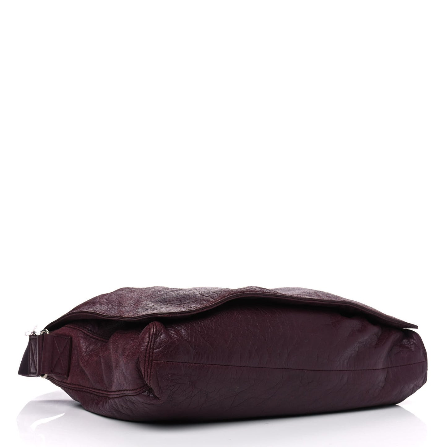 Agneau Classic Hardware Messenger Rouge Lie De Vin