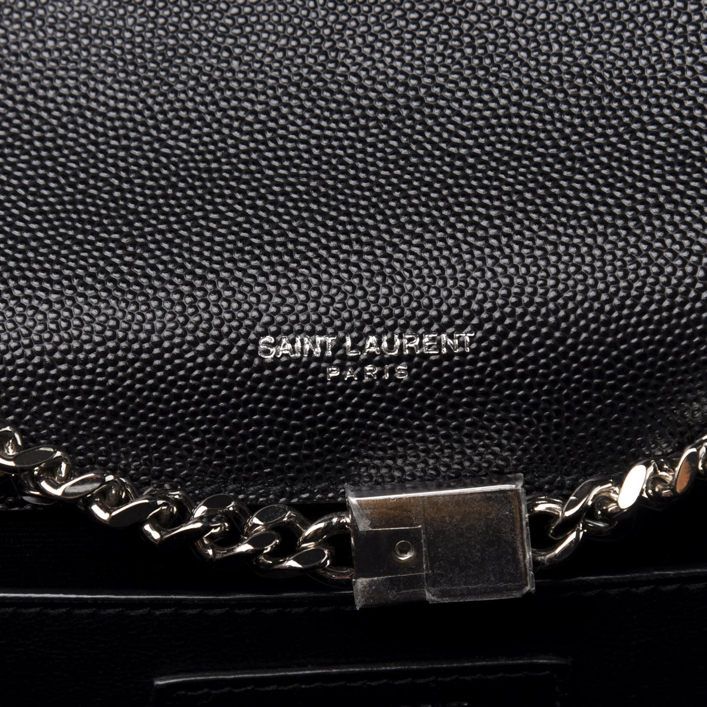 Grain De Poudre Medium Classic Monogram Kate Satchel Black