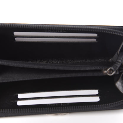 Chanel Caviar Quilted Small Boy Zip Around Wallet Black 5 of 10