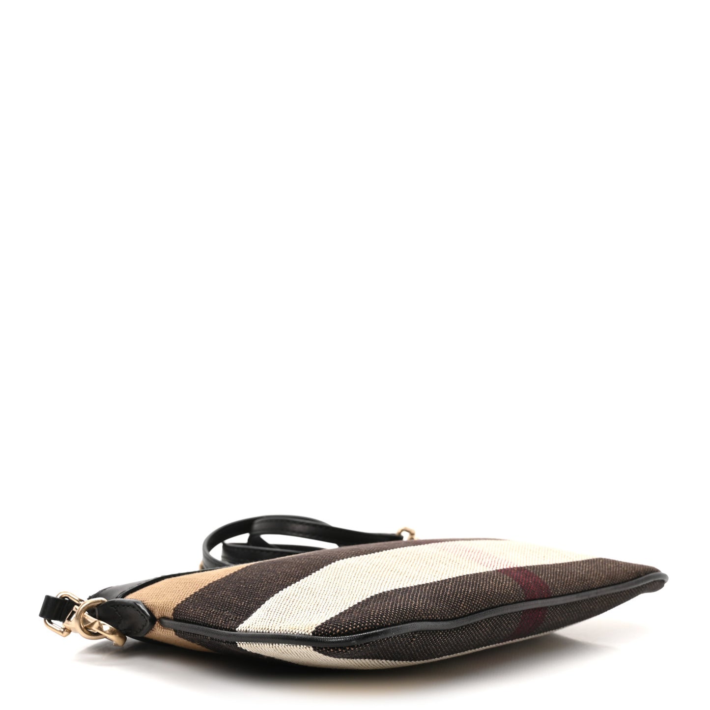Mega Check Peyton Crossbody Clutch Bag Black