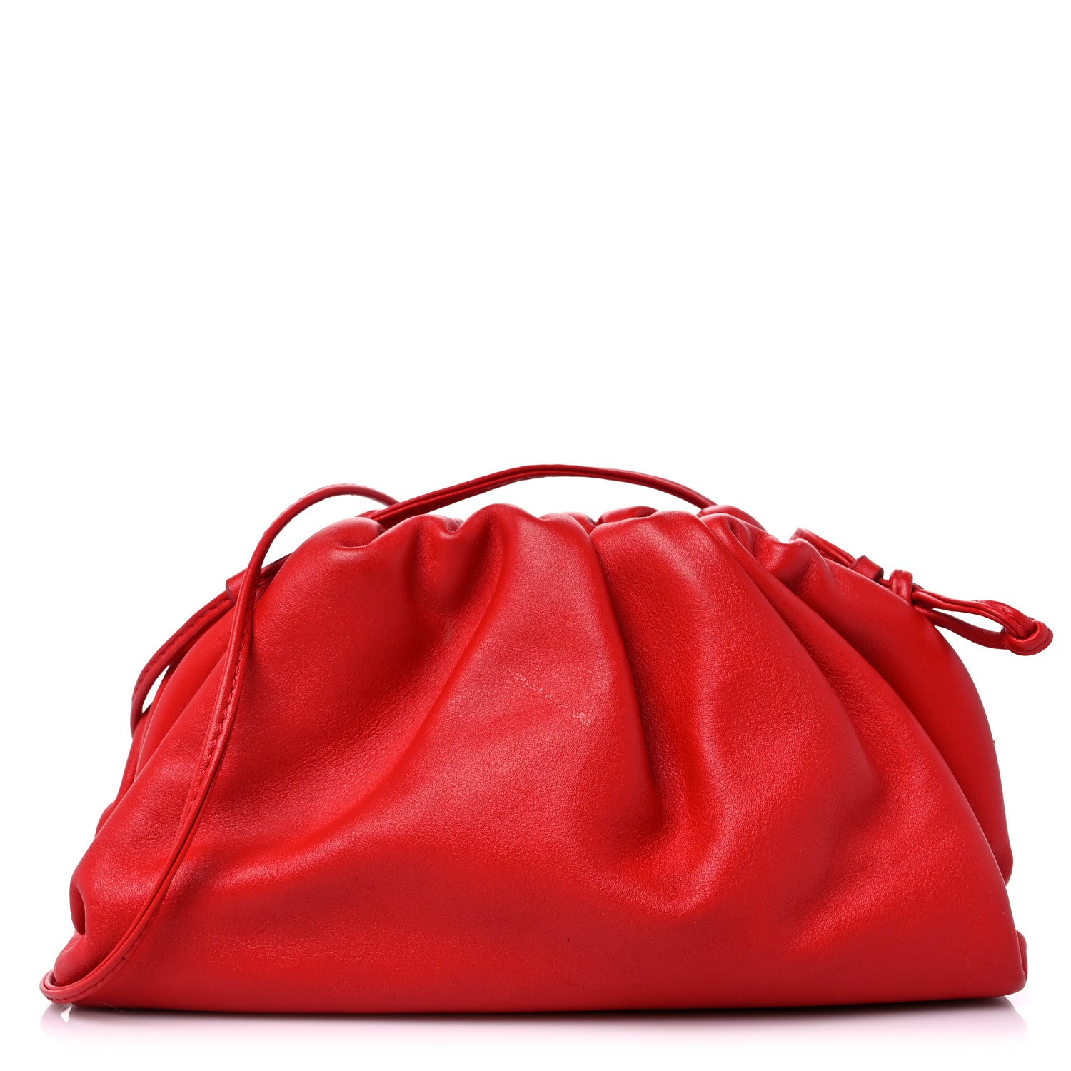 Bottega Veneta Butter Calfskin The Mini Pouch Red 1 of 13