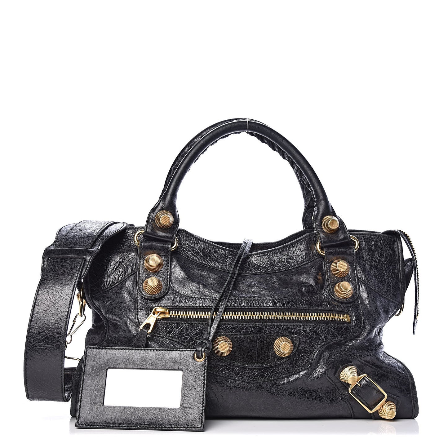 Agneau Giant 12 Gold Hardware City Black