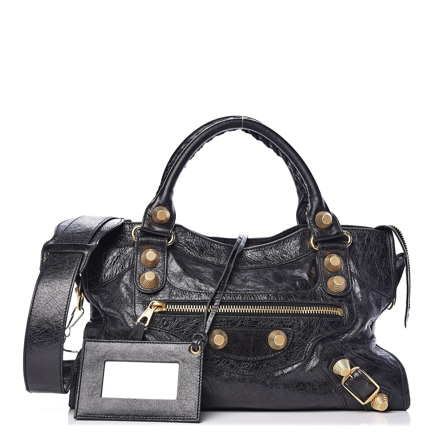 Balenciaga Agneau Giant 12 Gold Hardware City Black 1 of 12