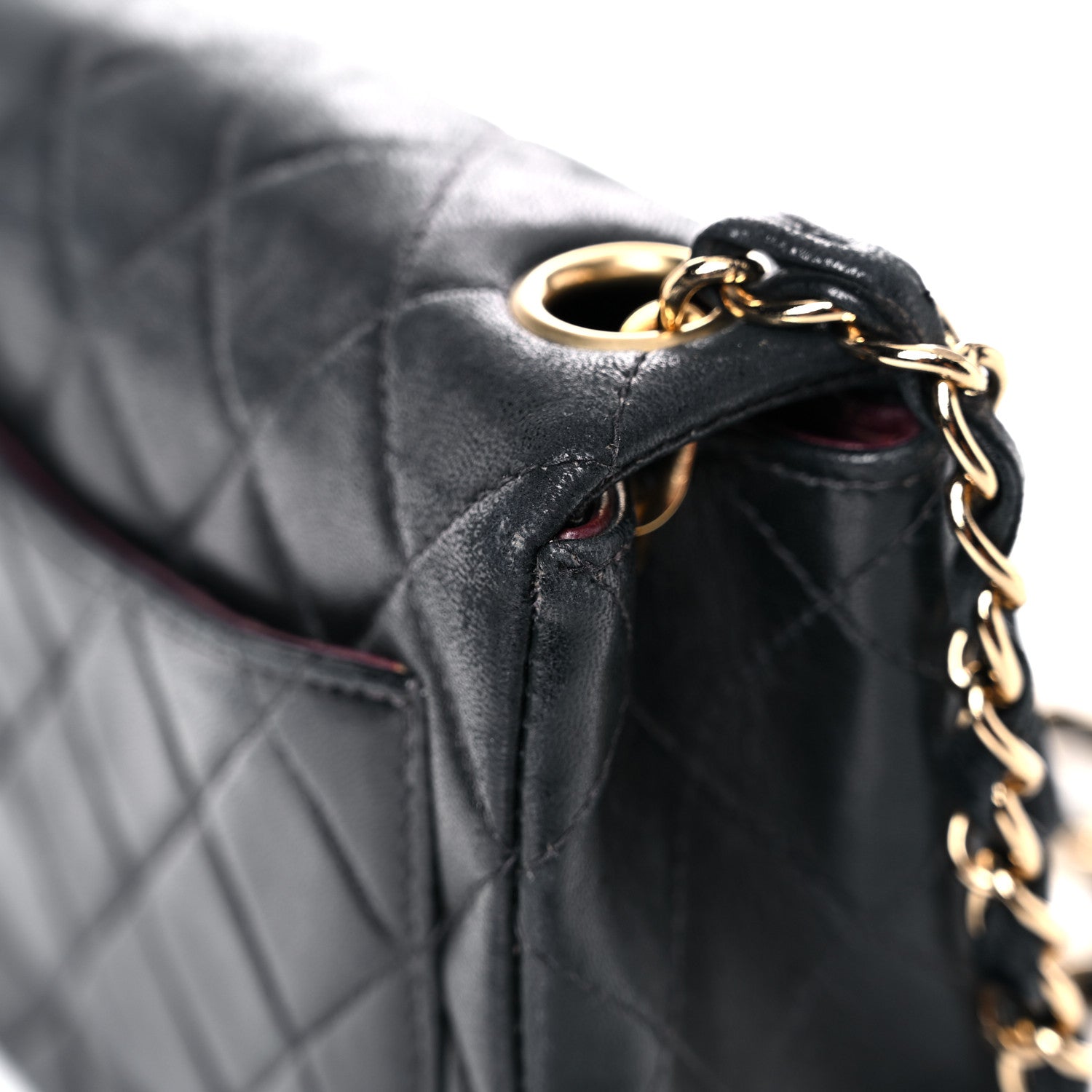 Chanel Lambskin Quilted Mini Square Flap Bag Black 22 of 28