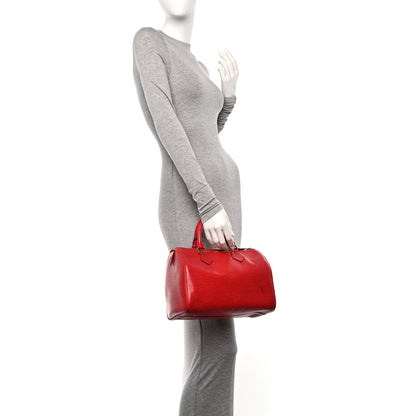 Louis Vuitton Epi Speedy 25 Rouge 3 of 13