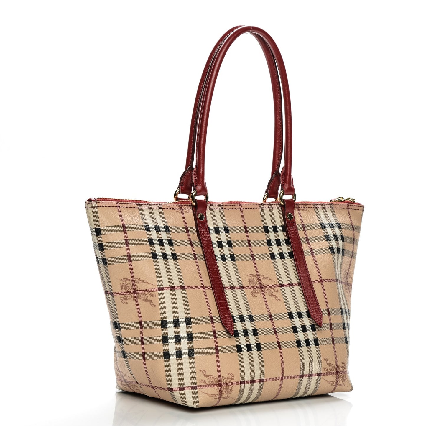 Haymarket Check Small Salisbury Tote Military Red