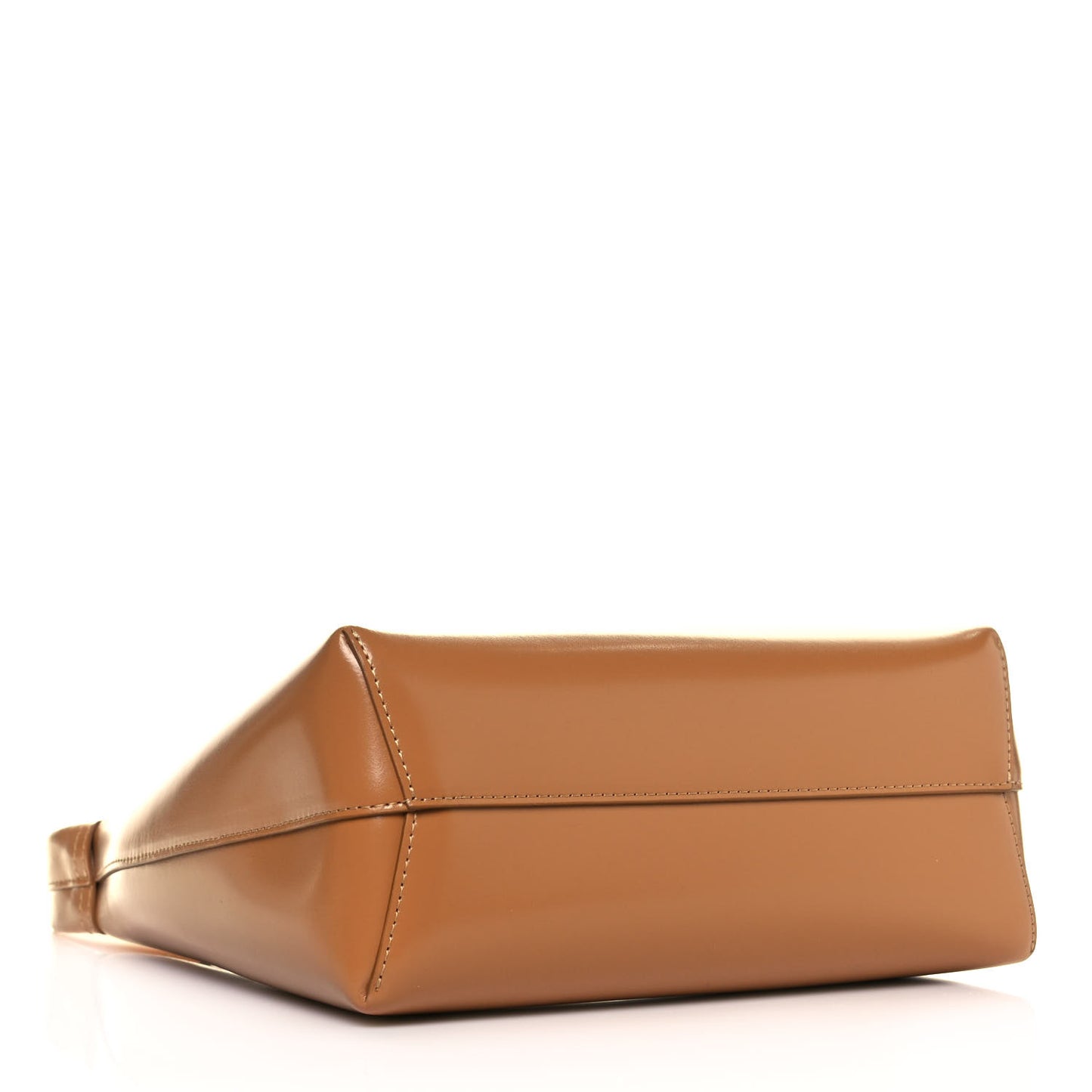 Polished Calfskin Mini Candy Bag Caramel
