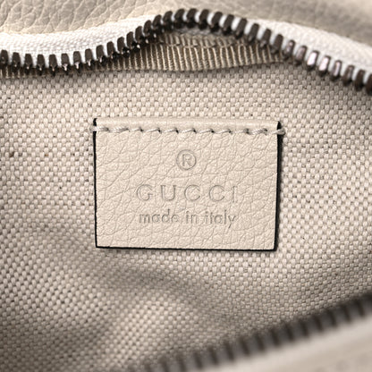 Gucci Grained Calfskin Small Logo Belt Bag White 6 of 10
