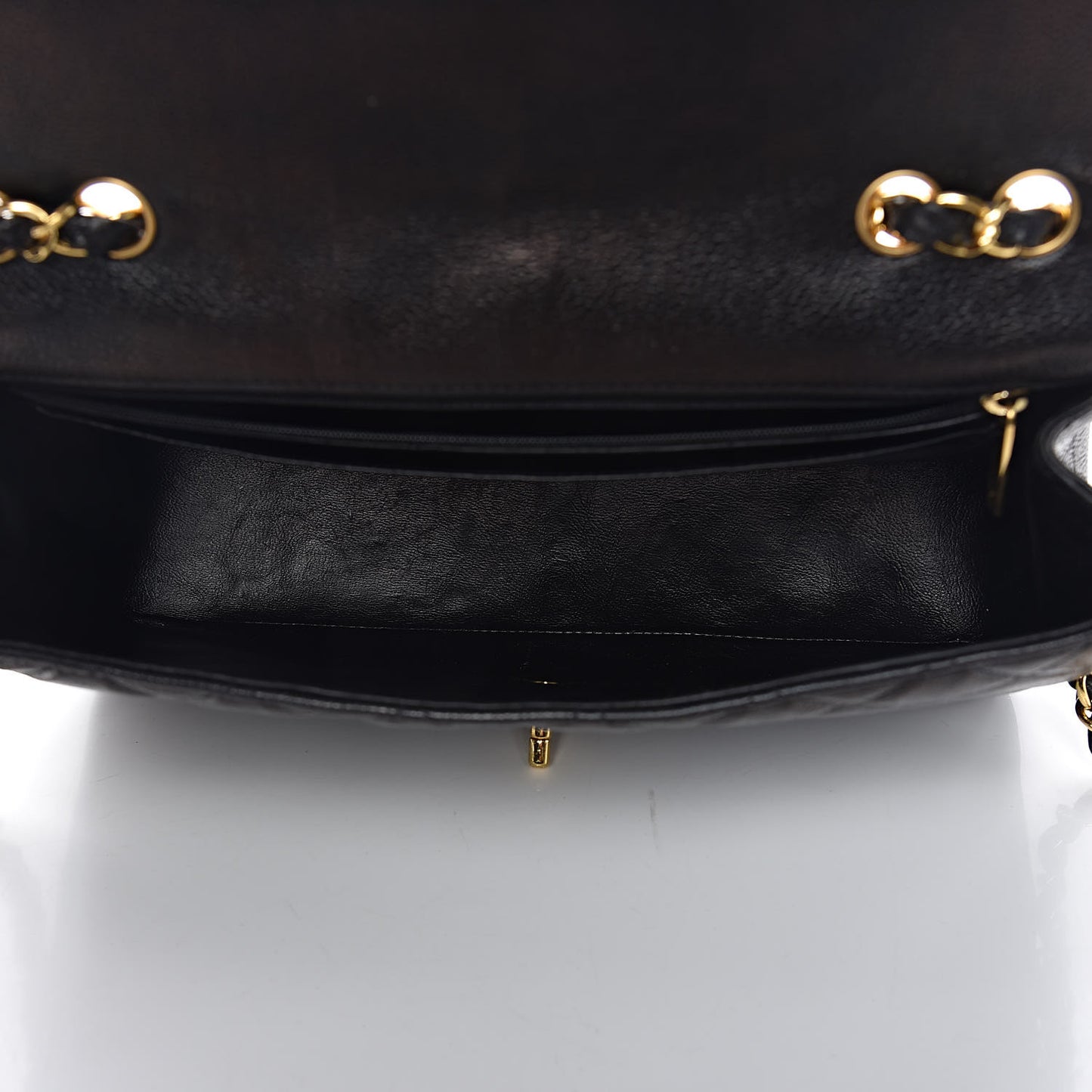 Caviar Quilted Jumbo Single Flap Black