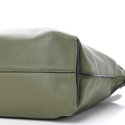 Loewe Calfskin Small Flamenco Knot Bag Avocado Green 9 of 9