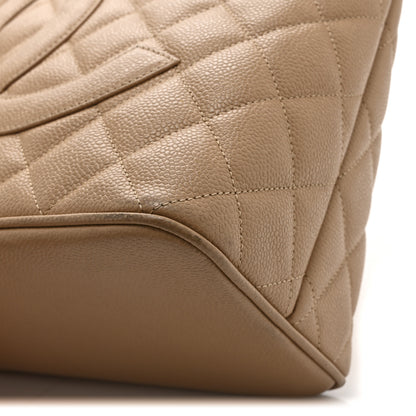Chanel Caviar Quilted Medallion Tote Beige 12 of 15