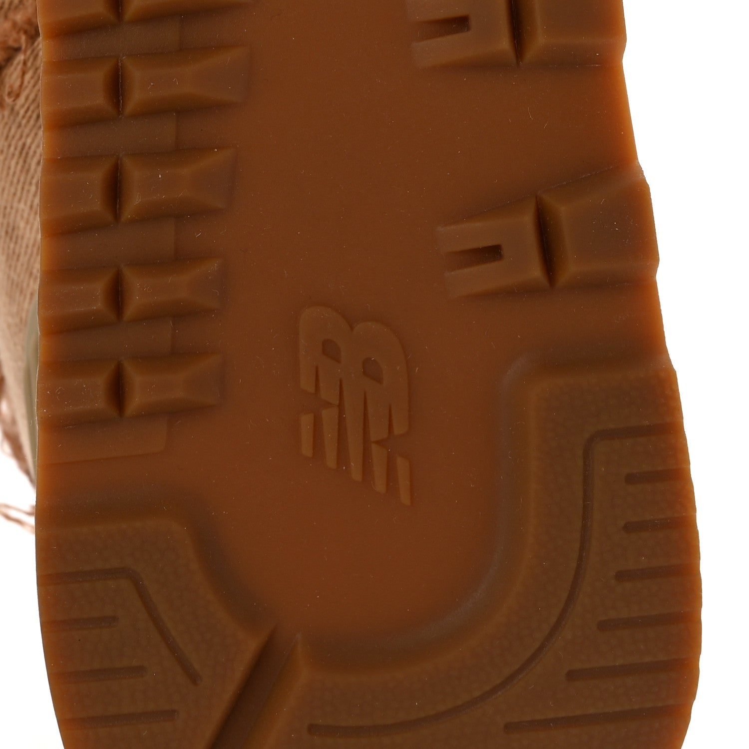 Miu Miu X NEW BALANCE Denim Marmorizzato 574 Sneakers 38.5 Cognac 7 of 10