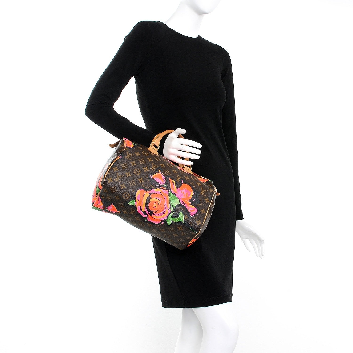 Louis Vuitton Monogram Roses Speedy 30 2 of 8