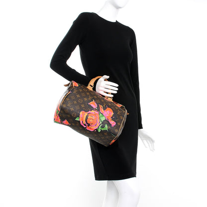 Louis Vuitton Monogram Roses Speedy 30 2 of 8
