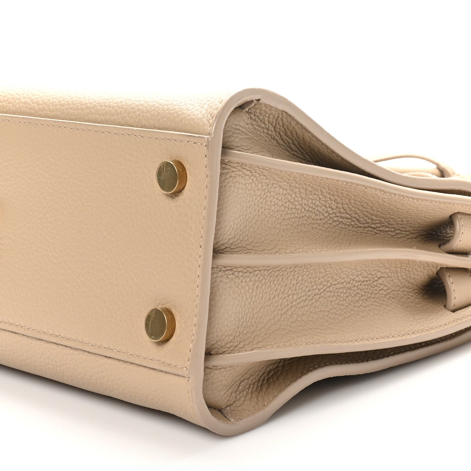 Saint Laurent Grained Calfskin Baby Sac De Jour Souple Dark Beige 10 of 10