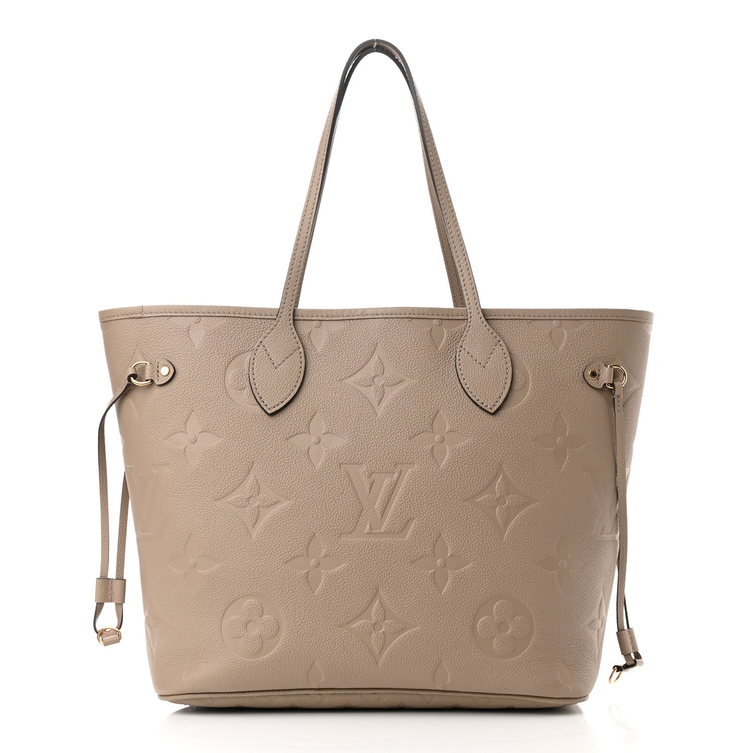 Louis Vuitton Empreinte Monogram Giant Neverfull MM Tourterelle 3 of 10