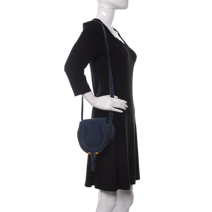 Chloe Calfskin Mini Marcie Round Crossbody Bag Royal Navy 2 of 10