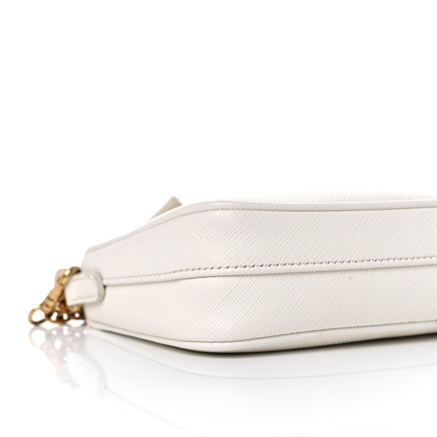 Saffiano Re-Edition 2005 Shoulder Bag White