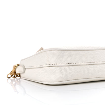 Prada Saffiano Re-Edition 2005 Shoulder Bag White 8 of 9