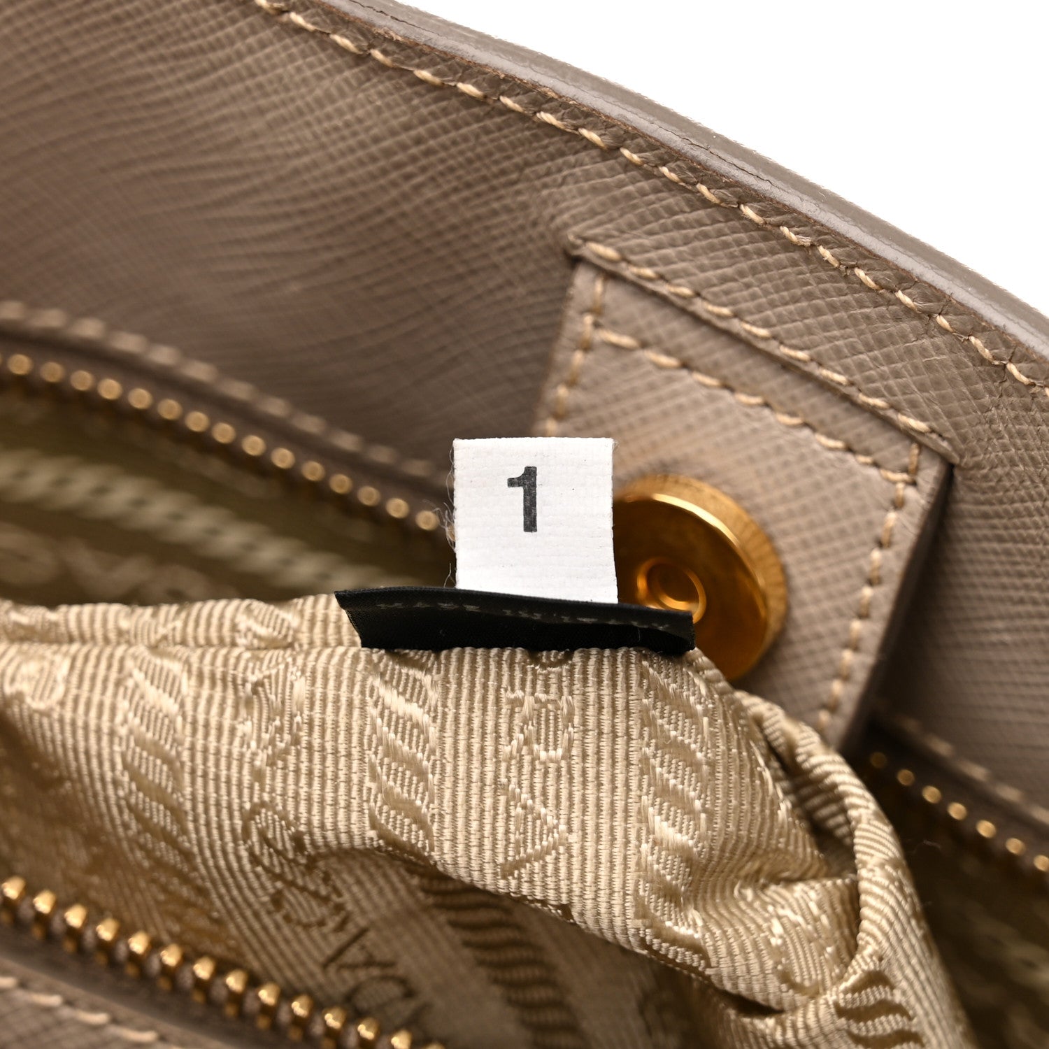 Prada Saffiano Large Galleria Double Zip Tote Argilla 8 of 19