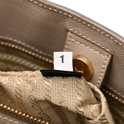 Prada Saffiano Large Galleria Double Zip Tote Argilla 8 of 19