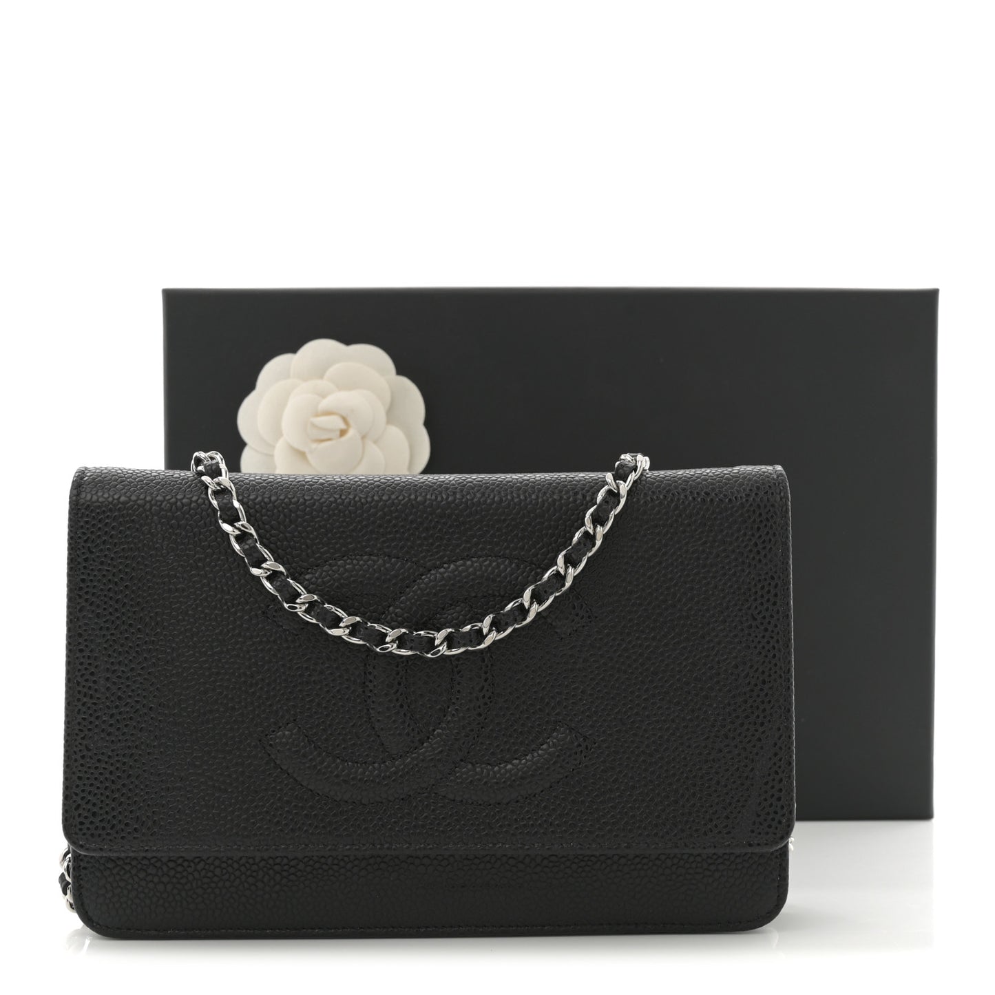 Caviar Timeless CC Wallet on Chain WOC Black