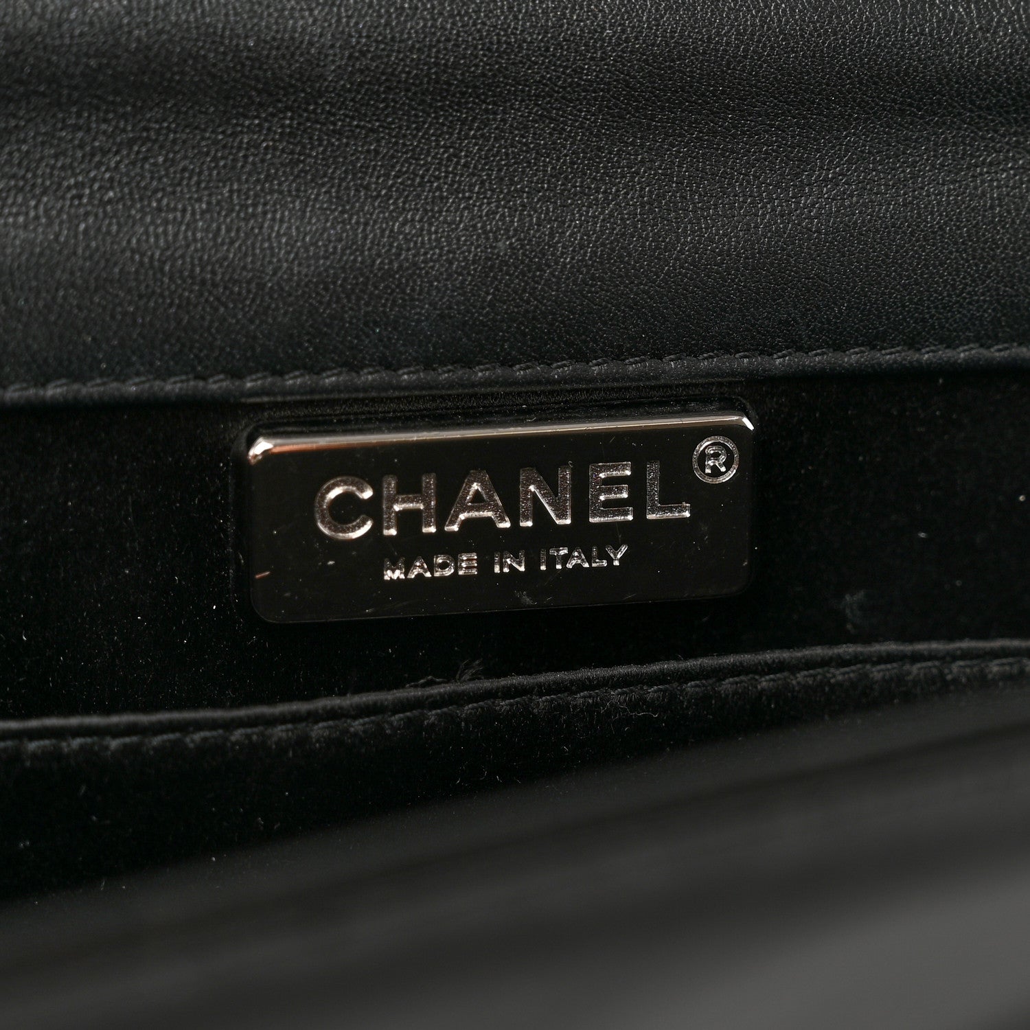 Chanel Patent Quilted Boy Flap Clutch Black 6 of 7