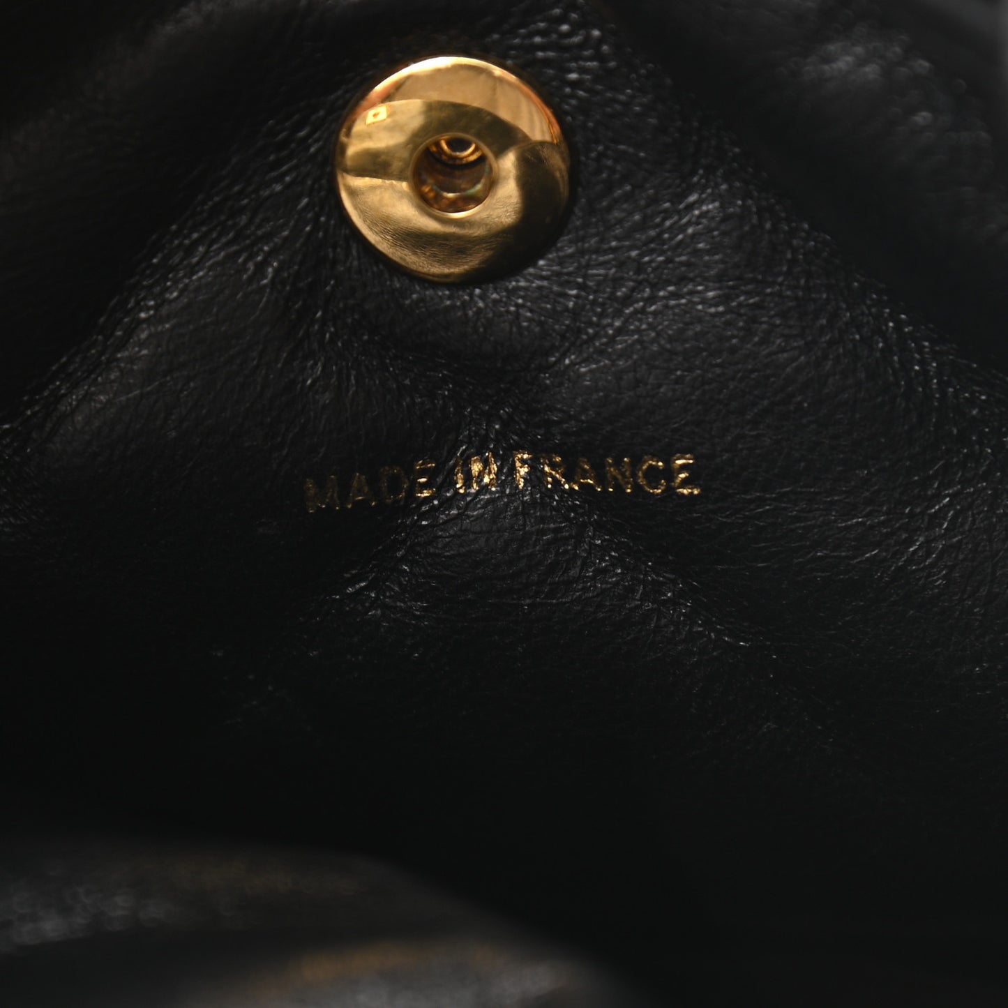 Lambskin Quilted Backpack Black