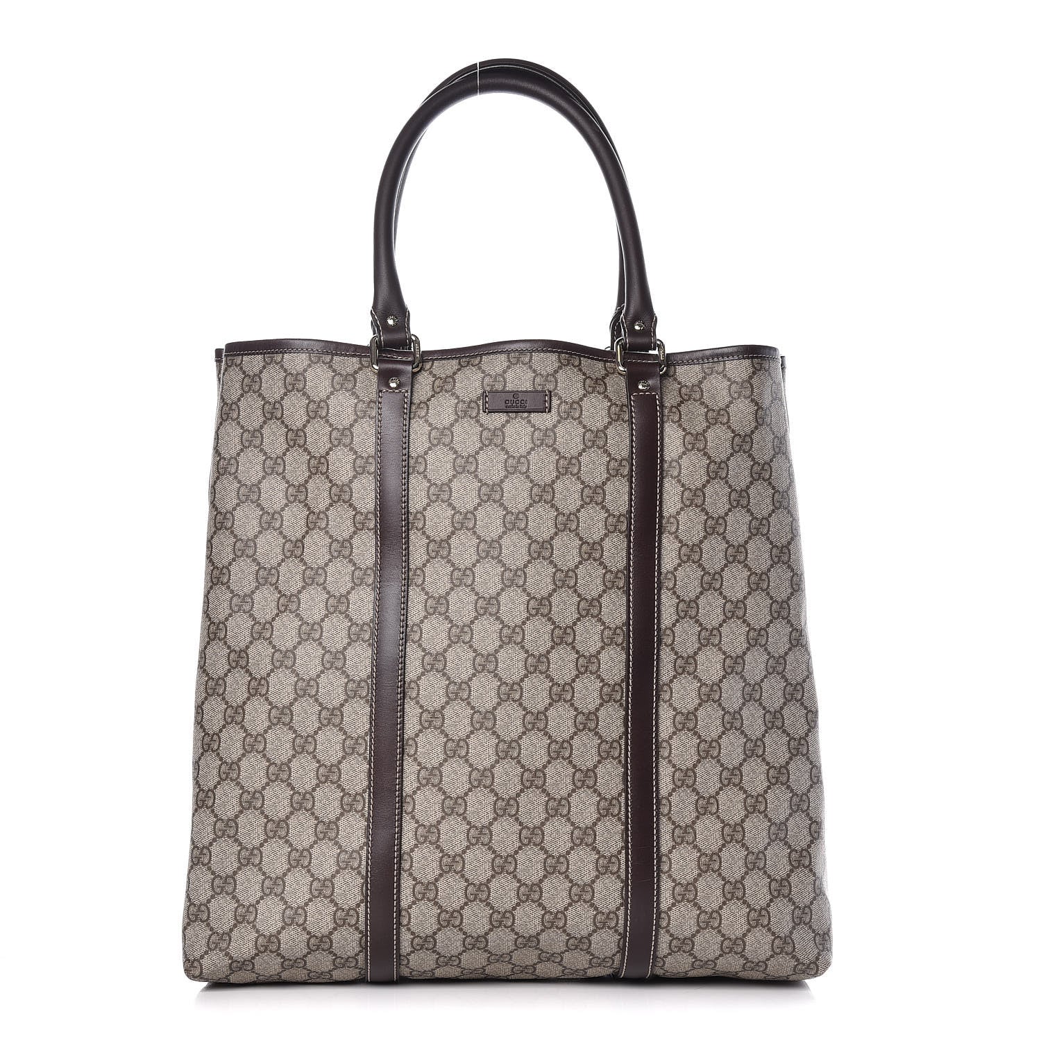 Gucci GG Plus Monogram Joy Vertical Tote Dark Brown 1 of 11