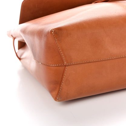Mansur Gavriel Calfskin Lady Bag Cammello Azzurro 12 of 13