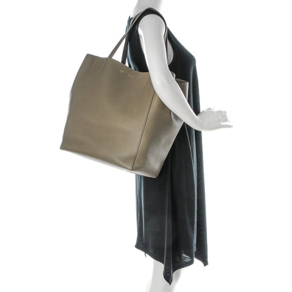 Celine Soft Grained Calfskin Medium Phantom Luggage Cabas Souris 2 of 9