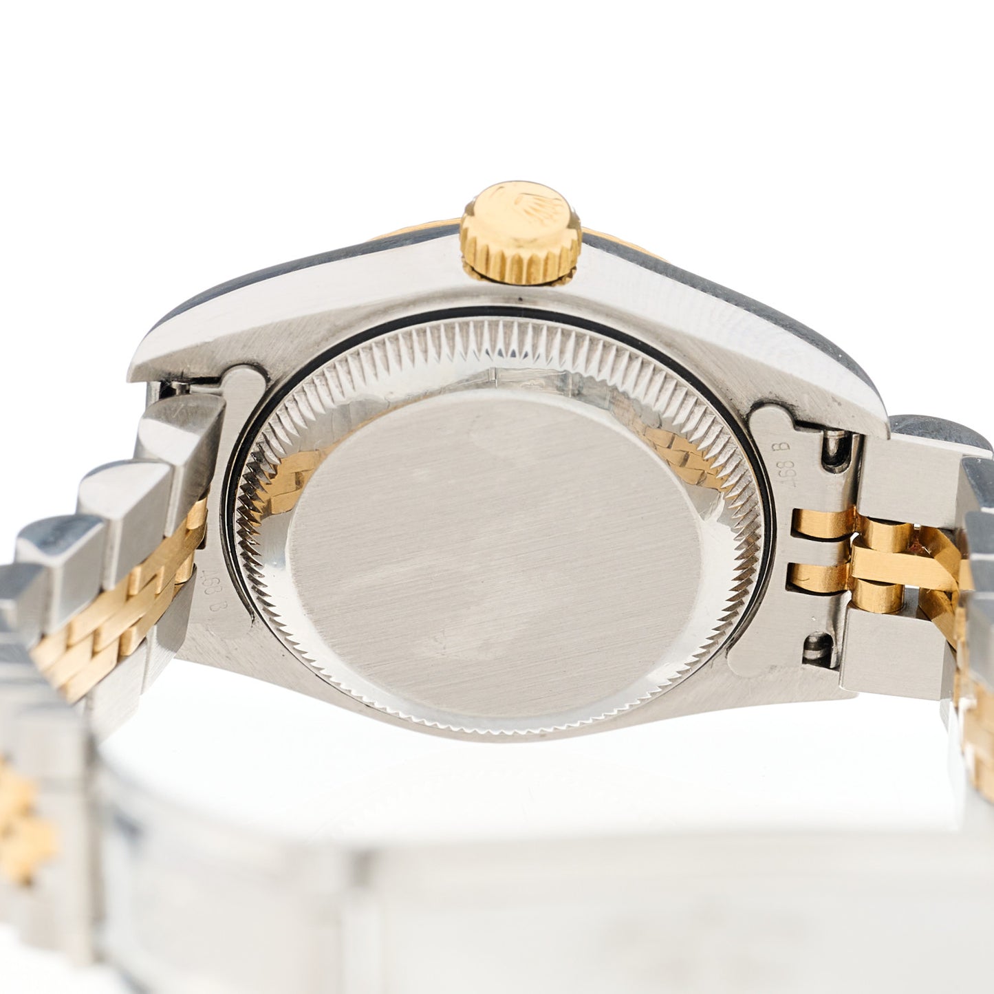 Stainless Steel 18K Yellow Gold Diamond 26mm Oyster Perpetual Datejust Watch Champagne 69173