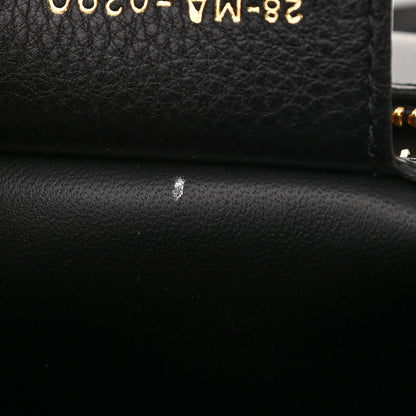 Christian Dior Grained Calfskin Cannage Large Caro Bag Black 10 of 13