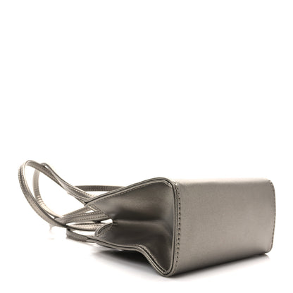 Telfar Metallic Vegan Leather Small Shopping Bag Bronze 4 of 9